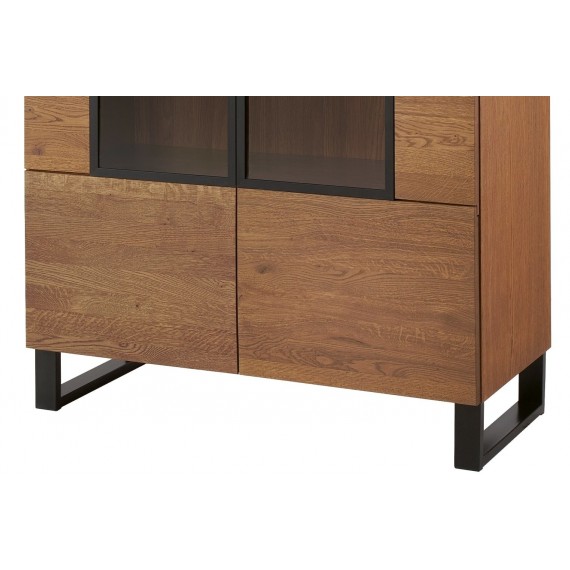 Skjenk Pratto 96x126 cm - Eik - Ferdig montert