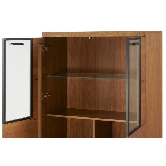 Skjenk Pratto 96x126 cm - Eik - Ferdig montert