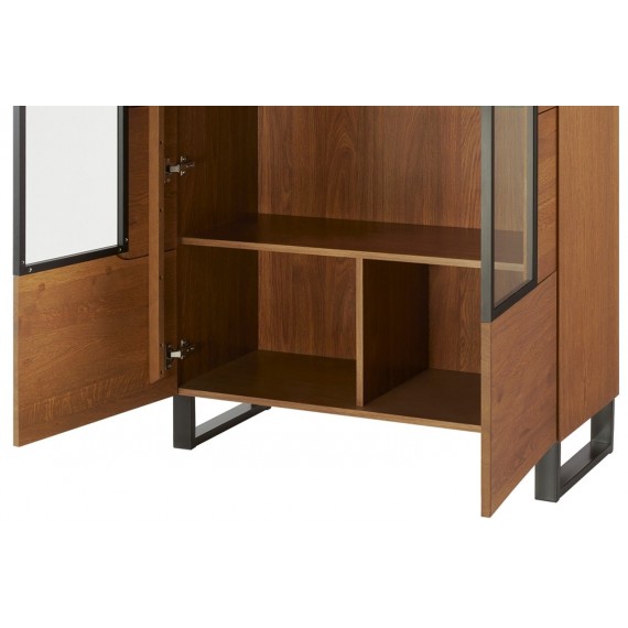 Skjenk Pratto 96x126 cm - Eik - Ferdig montert