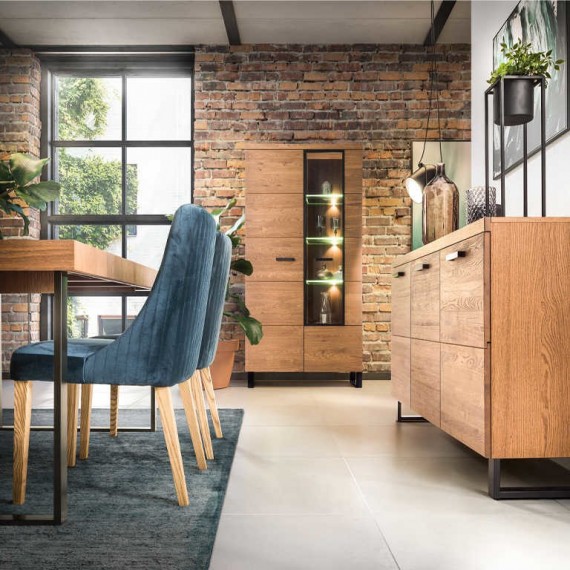 Spisebord Pratto 140-200 cm - Eik - Ferdig montert