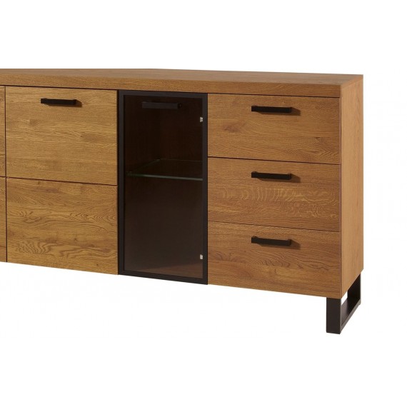 Skjenk Pratto 180x90 cm - Eik - Ferdig montert