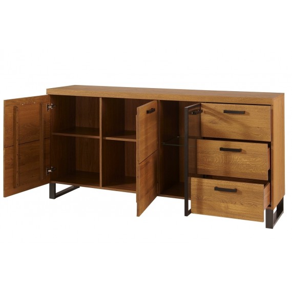 Skjenk Pratto 180x90 cm - Eik - Ferdig montert