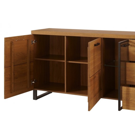 Skjenk Pratto 180x90 cm - Eik - Ferdig montert