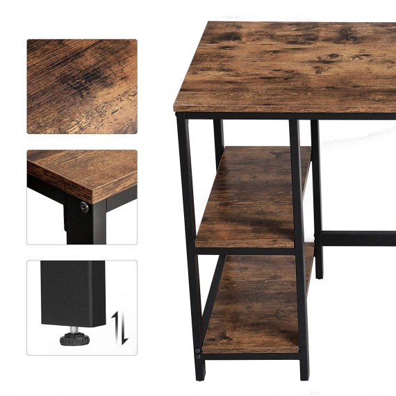 Skrivebord Loft 120x75 cm - Trelook - Industriell