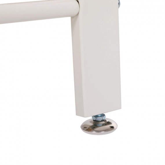 Garderobe Industriell 72x183 cm - Naturlook - Hvit