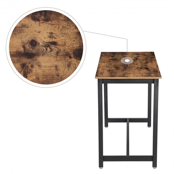 Spisebord Tolga 120x90 cm - Industriell stil