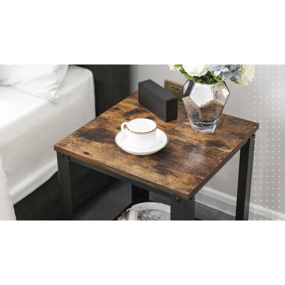 Nattbord Rogne 45x55 cm - Industreill stil