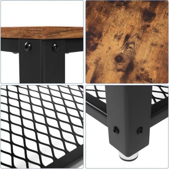 Nattbord Rogne 45x55 cm - Industreill stil