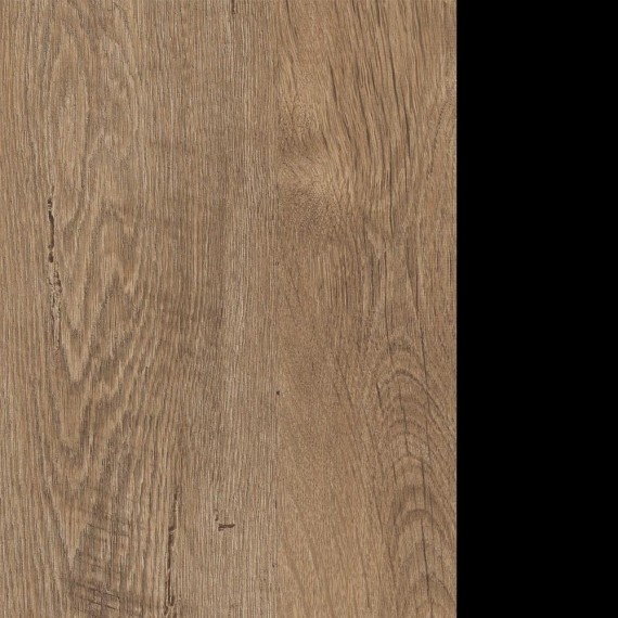 Vegghylle Tycho 125 cm - Eikelook - Svart - 2 sett