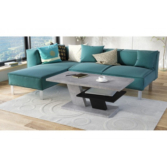 Allen Stuebord 110 cm - Betong - Svart