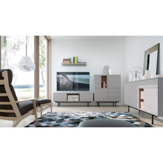 Vegghylle Enox 100 cm - Grå