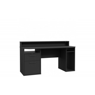 Skrivebord Zaur 160x91 cm - Svart