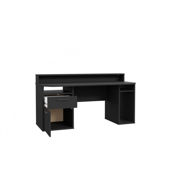 Skrivebord Zaur 160x91 cm - Svart