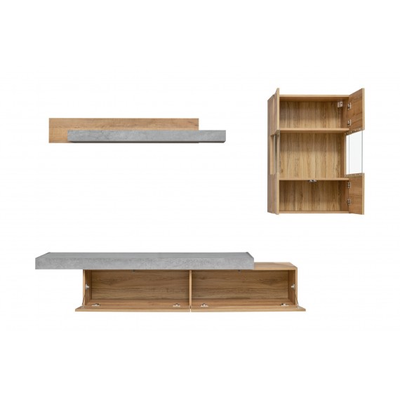 Tv-møbel Concert 230x160 cm - Trelook - Betonglook