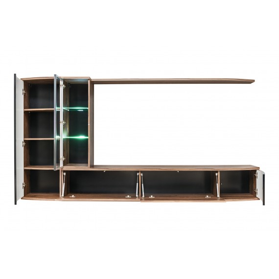 Tv-møbel Dark 180x140 cm - Trelook - Svart