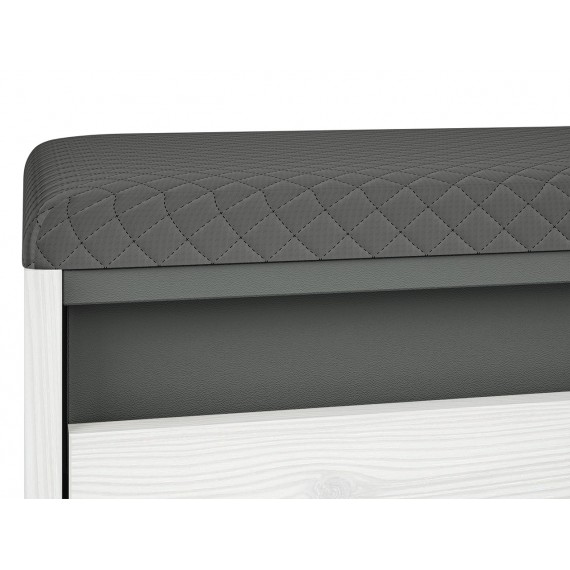 Skoskap Hyga 50x47 cm - Furu - Antrasitt