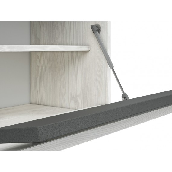 Skobenk Hyga 70x47 cm - Furu - Antrasitt