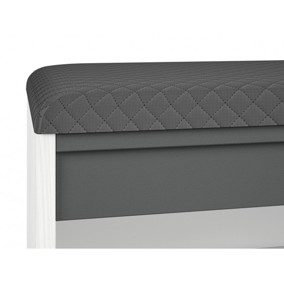 Skobenk Hyga 70x47 cm - Furu - Antrasitt