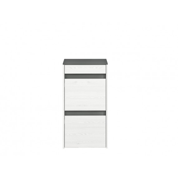 Entréskap Hyga 50x94 cm - Furu - Antrasitt