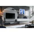 Tv-møbel Switch 330x180 cm - Hvit - Svart