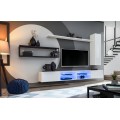 Tv-møbel Switch 300x170 cm - Vegghengt - Hvit