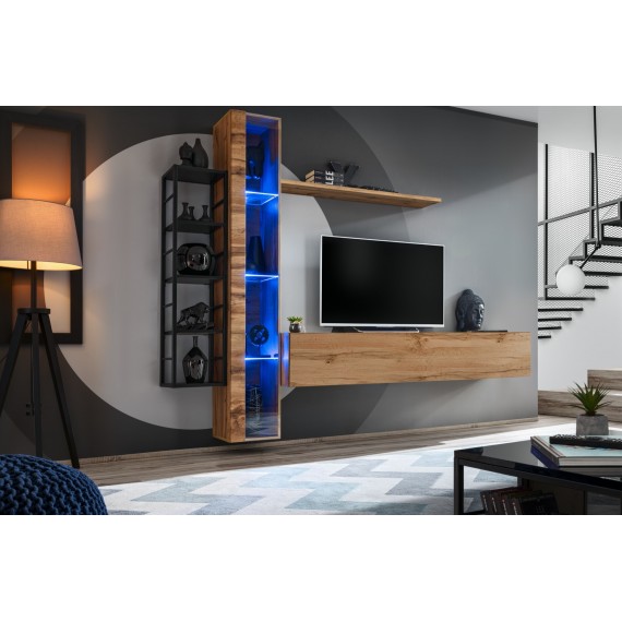 Tv-møbel Switch 240x180 cm - Naturlook