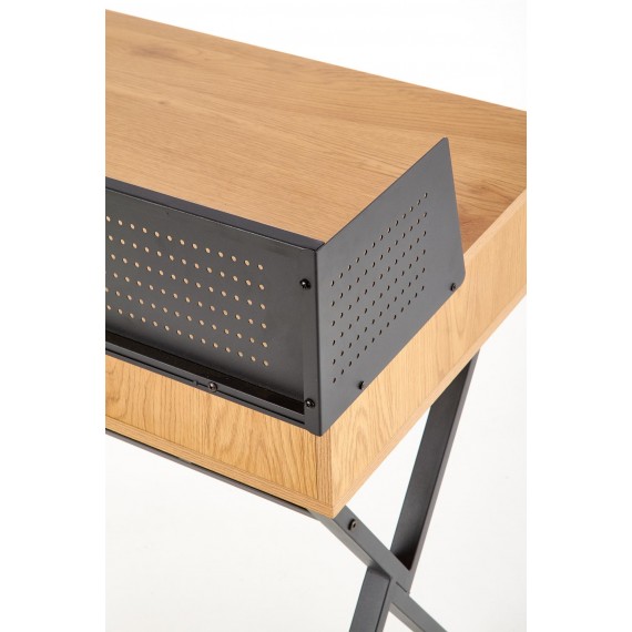 Skrivebord Lunner 110x51 cm - Trelook - Svart