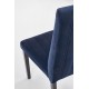 Stol Diego 47x99 cm - Mørkeblå - Svart