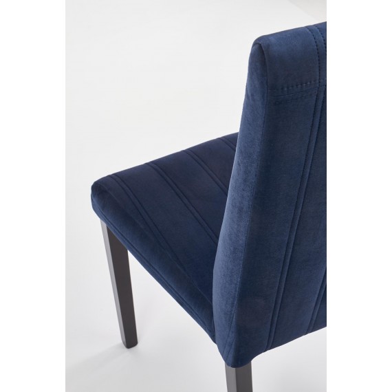 Stol Diego 47x99 cm - Mørkeblå - Svart