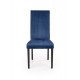 Stol Diego 47x99 cm - Mørkeblå - Svart