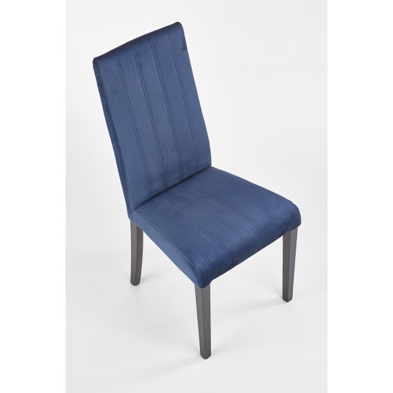 Stol Diego 47x99 cm - Mørkeblå - Svart