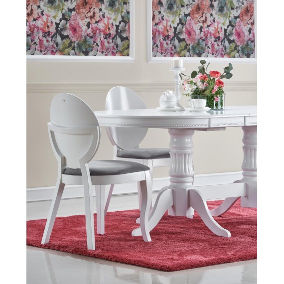 Spisebord Joseph 150-190 cm - Hvit