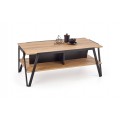 Stuebord Volta 113x45 cm - eik gold - svart ben