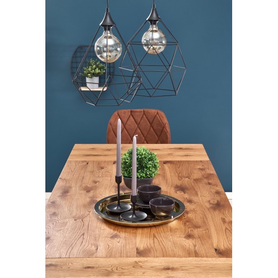 Spisebord Horus 126-206 cm - Trelook - Svart