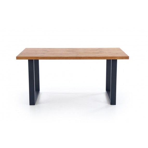 Spisebord Perez 160-250 cm - Eikelook - Svart