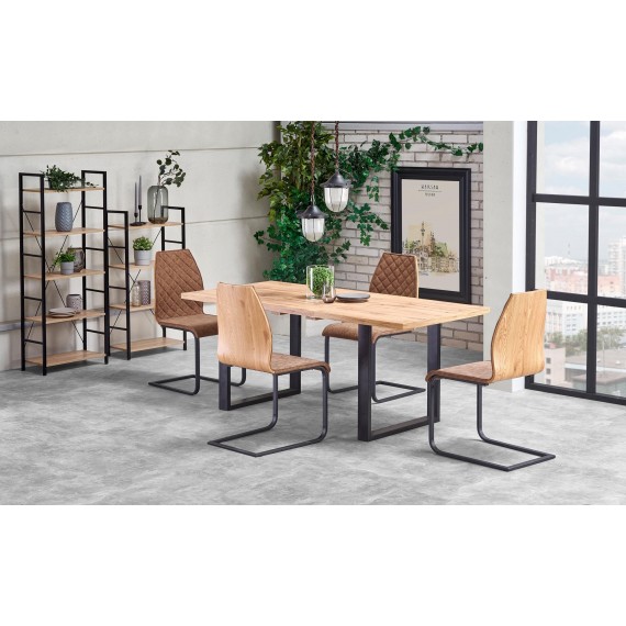 Spisebord Venom 135-185 cm - Trelook - Svart