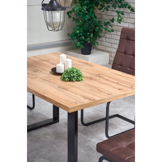 Spisebord Venom 135-185 cm - Trelook - Svart