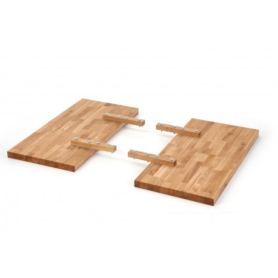 Spisebord Venom 160-210 cm - Naturlook - Svart