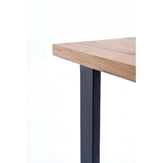 Spisebord Venom 160-210 cm - Naturlook - Svart