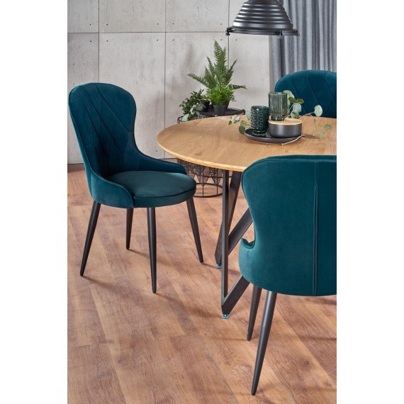 Spisebord Mozambik 120 cm - Trelook - Svart