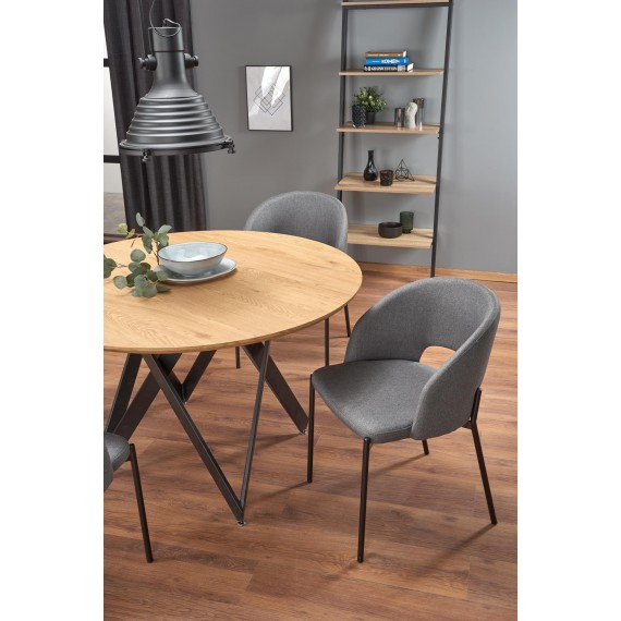 Spisebord Mozambik 120 cm - Trelook - Svart