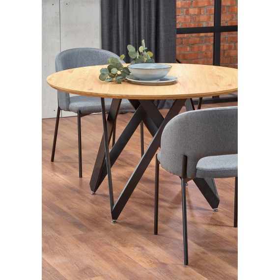 Spisebord Mozambik 120 cm - Trelook - Svart