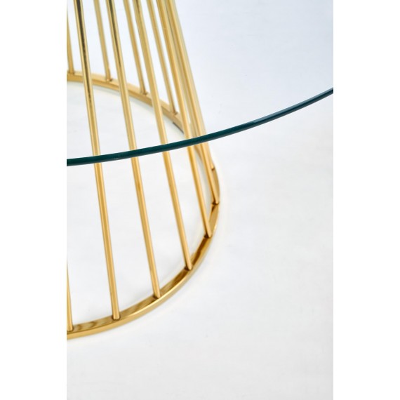 Spisebord Liverpool 120 cm - Med Glassplate