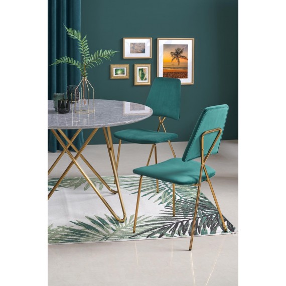 Spisebord Bonello 120 cm - Marmorlook