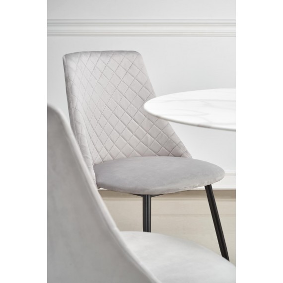 Spisebord Ambrosio 90 cm - Marmorlook