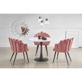 Spisebord Ambrosio 90 cm - marmorlook
