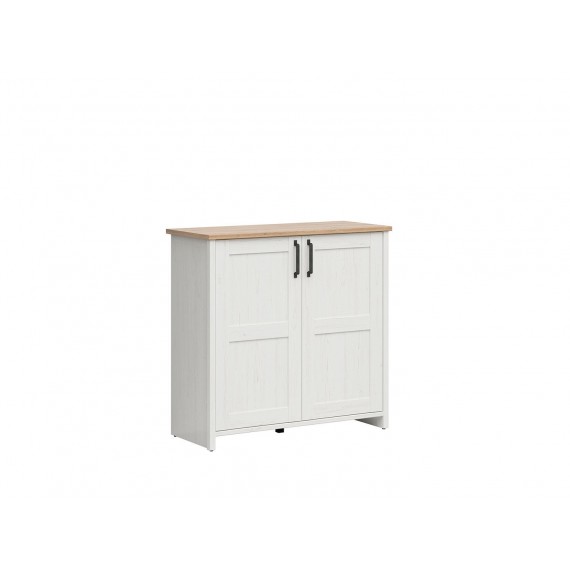 Skap Loksa 102x99 cm - Hvit - Eikelook