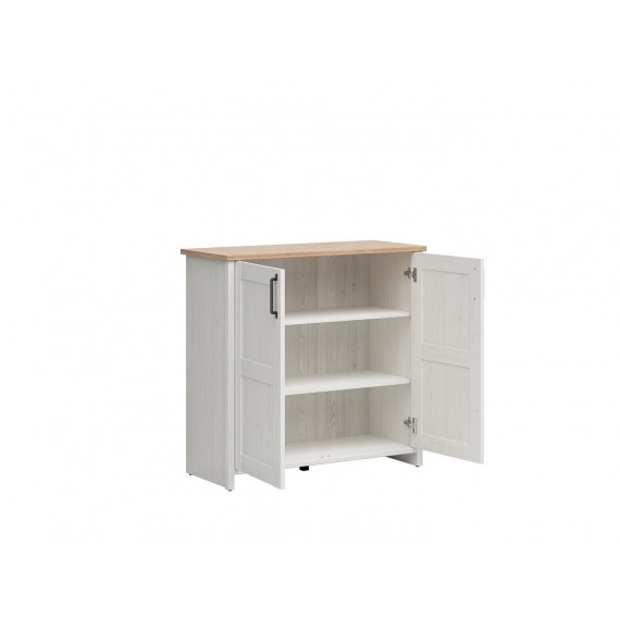 Skap Loksa 102x99 cm - Hvit - Eikelook