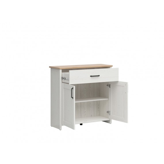 Skap Loksa 102x99 cm - Hvit - Eikelook