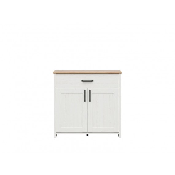 Skap Loksa 102x99 cm - Hvit - Eikelook